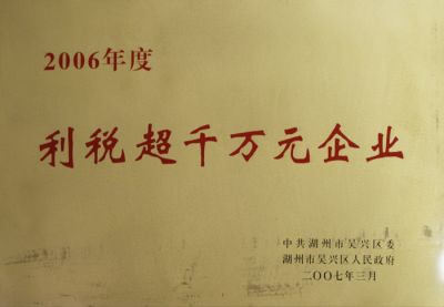 2006年度利稅超千萬元企業(yè)